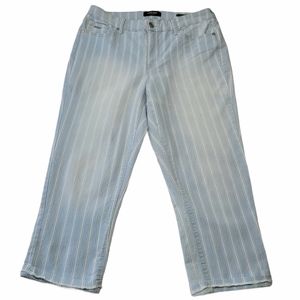Women's Nine West Chrystie Capri Jeans Sz 10